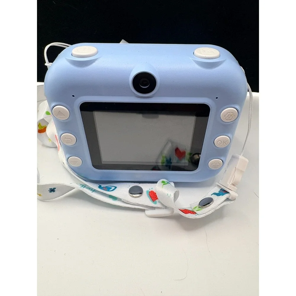 DIY Instant Print Multi Function Camera Kids Ages 3+ Blue Digital Video Game